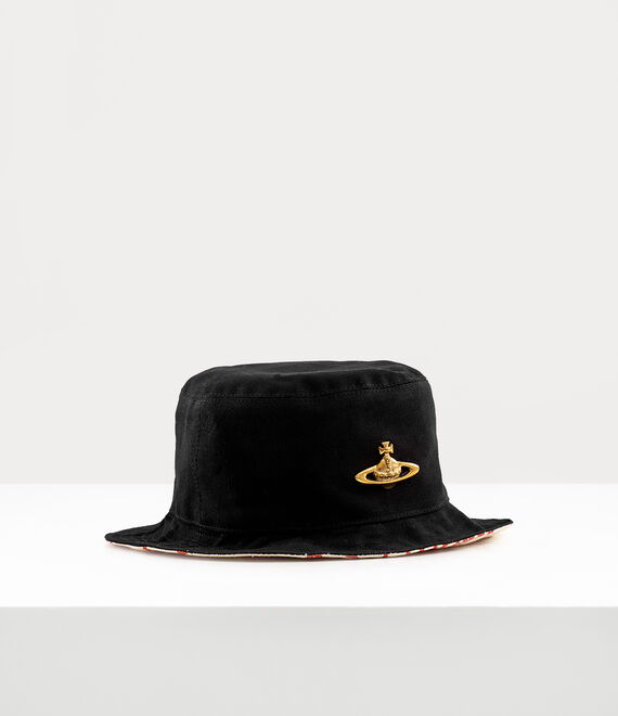 Vivienne Westwood Fisher Bucket Hat in black